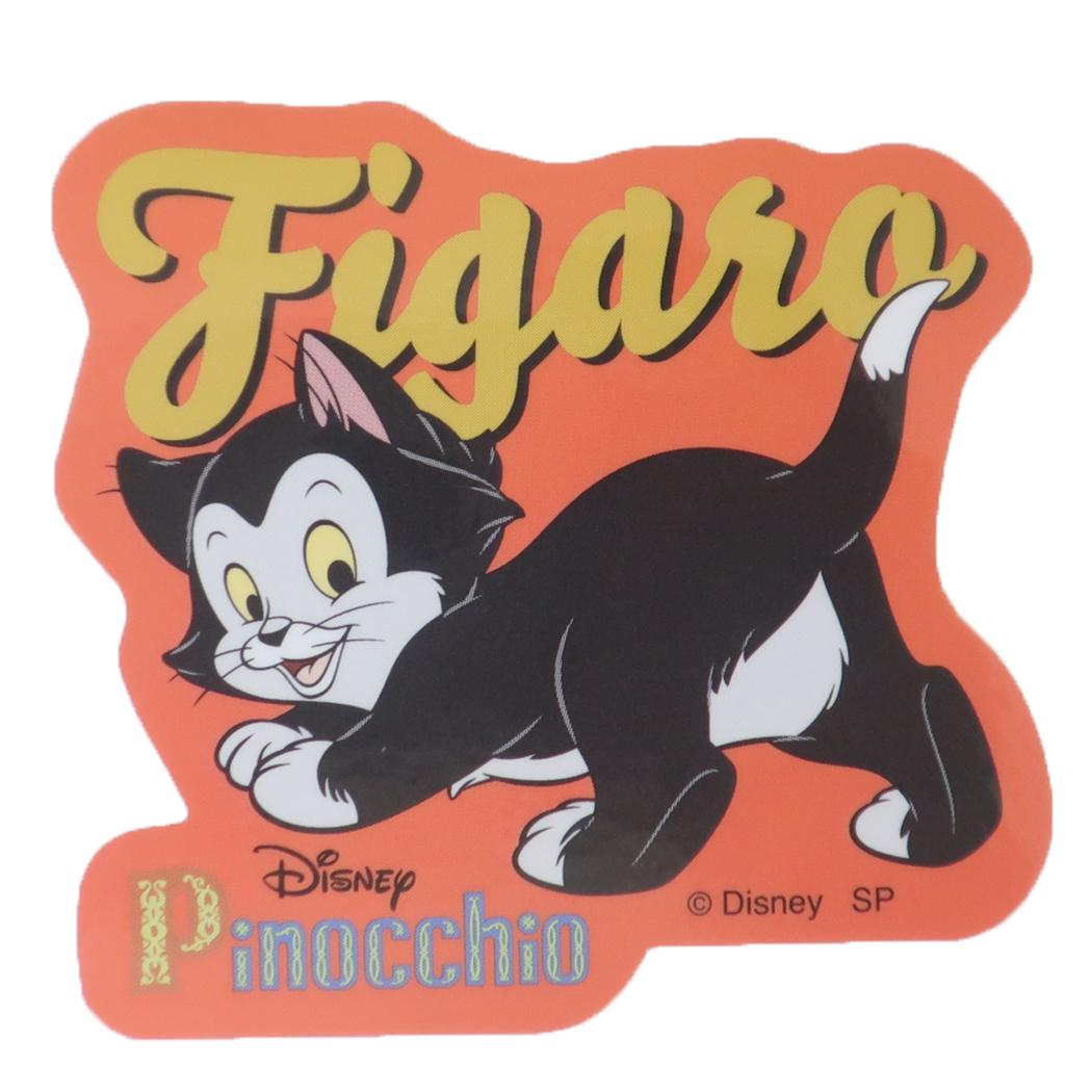 ピノキオ ダイカットシール キャラクターステッカー フィガロ ディズニー スモールプラネット ダイカットビニールステッカー デコシール 耐水性 キャラクター グッズ メール便可 シネマコレクション