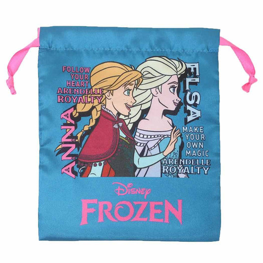 アナと雪の女王 巾着袋 リボン巾着 横顔 ディズニー スモールプラネット きんちゃくポーチ 小物入れ キャラクター グッズ メール便可 シネマコレクション