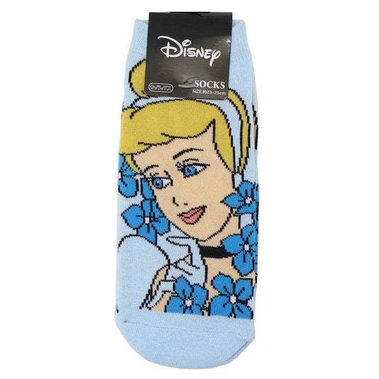 シンデレラ 女性用靴下 レディースソックス フラワー ディズニープリンセス スモールプラネット キャラックス 大人向け キャラクター グッズ メール便可 シネマコレクション