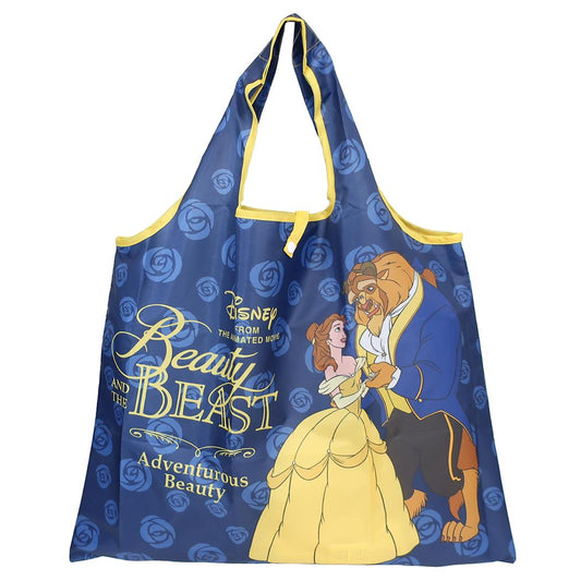 美女と野獣 エコバッグ ショッピングバッグ A ブルーローズ ディズニープリンセス スモールプラネット お買い物かばん キャラクター グッズ メール便可 シネマコレクション