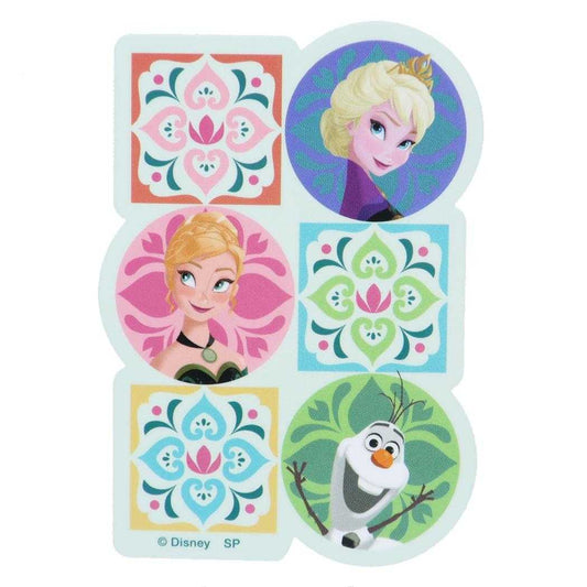 アナと雪の女王 ダイカットシール キャラクターステッカー ノルディックフラワー ディズニー スモールプラネット ダイカットビニールステッカー デコシール 耐水性 キャラクター グッズ メール便可 シネマコレクション