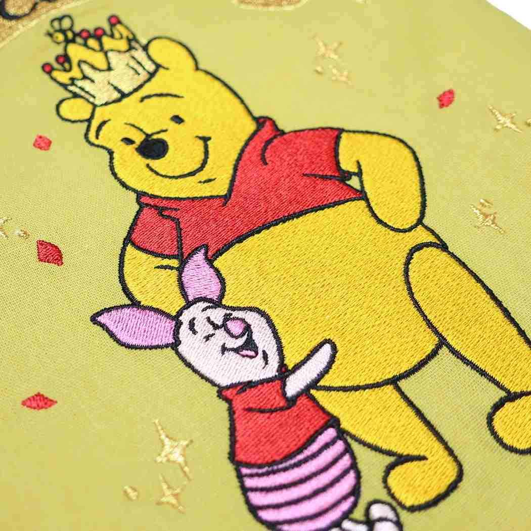 くまのプーさん 巾着袋 刺繍トラベル巾着 赤シャツ ディズニー スモールプラネット