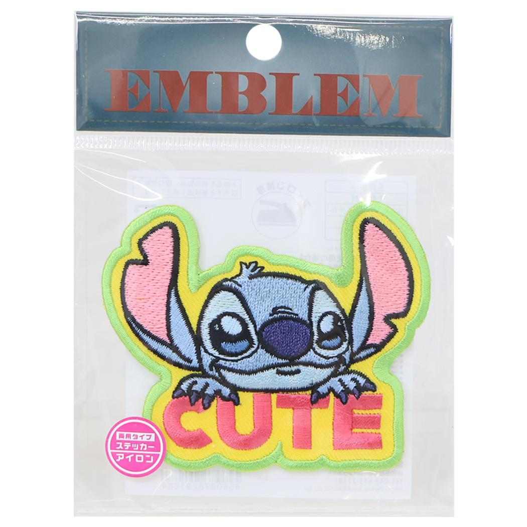 スティッチ ワッペン アイロンパッチ CUTE ディズニー スモールプラネット