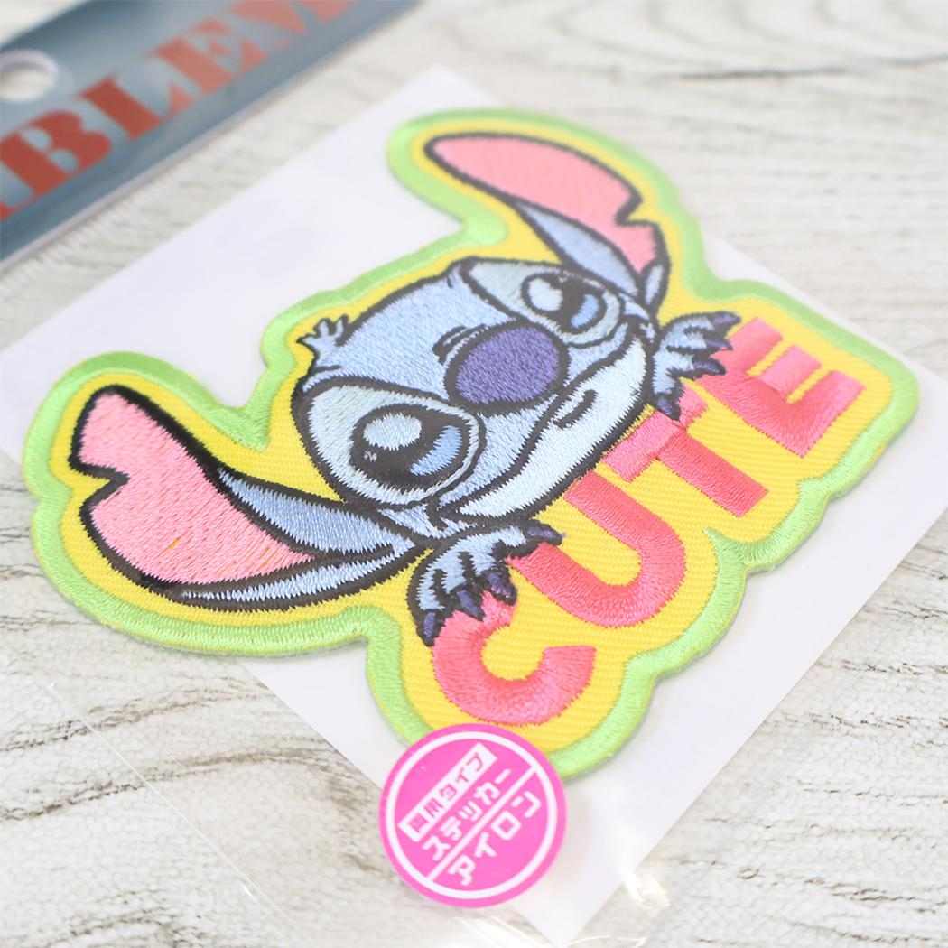 スティッチ ワッペン アイロンパッチ CUTE ディズニー スモールプラネット