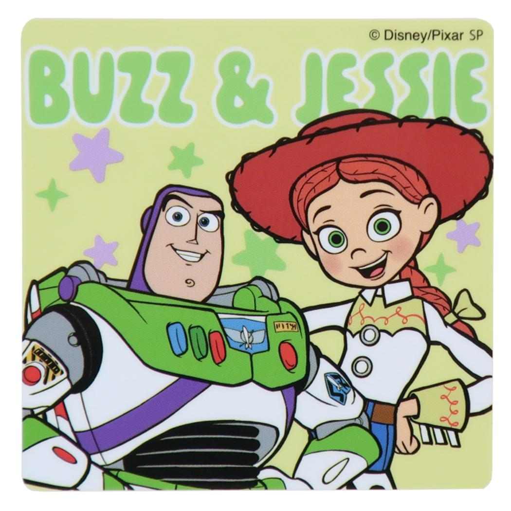 トイストーリー ダイカットシール キャラクターステッカー バズ＆ジェシー ディズニー スモールプラネット