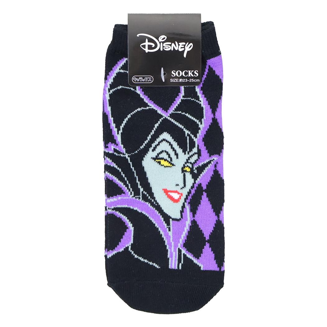 ディズニーキャラクター 女性用靴下 レディースソックス マレフィセント/ダイヤ Disney スモールプラネット