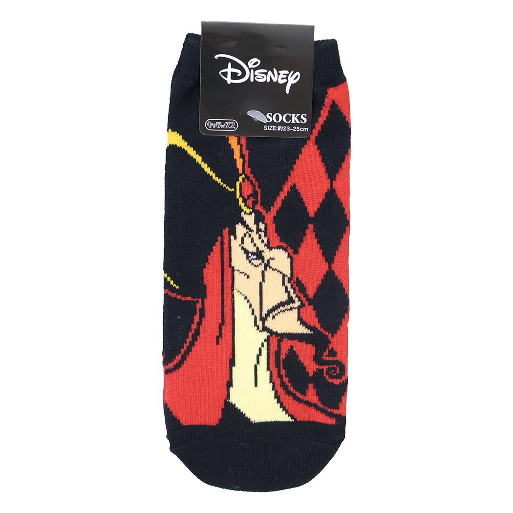 ディズニーキャラクター 女性用靴下 レディースソックス ジャファー/ダイヤ Disney スモールプラネット