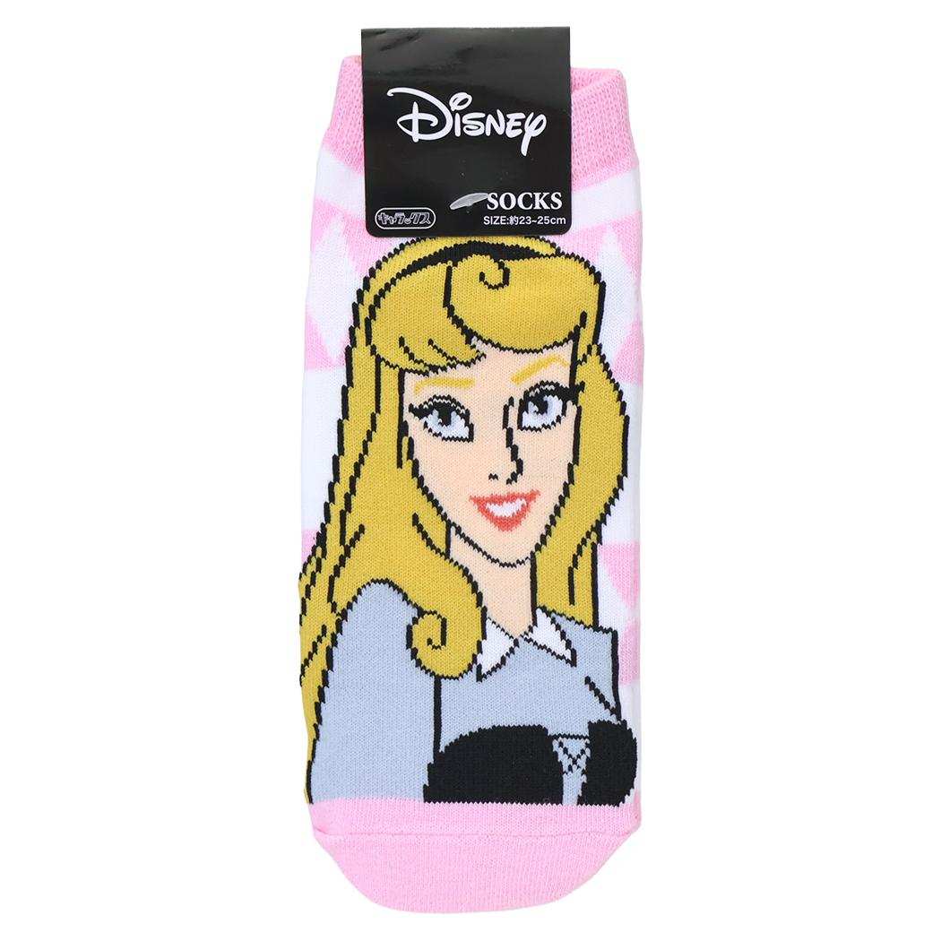 ディズニーキャラクター 女性用靴下 レディースソックス オーロラ/ダイヤ Disney スモールプラネット