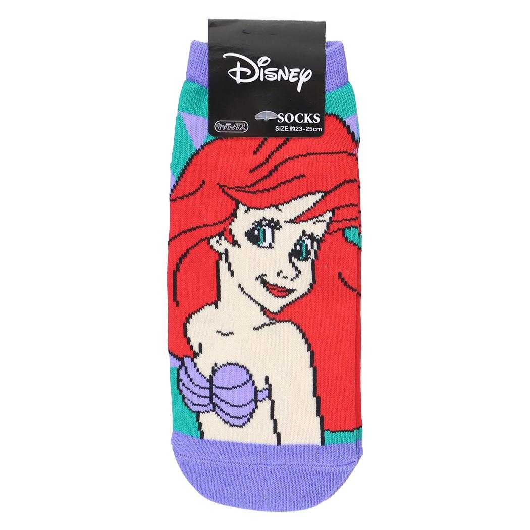 ディズニーキャラクター 女性用靴下 レディースソックス アリエル/ダイヤ Disney スモールプラネット