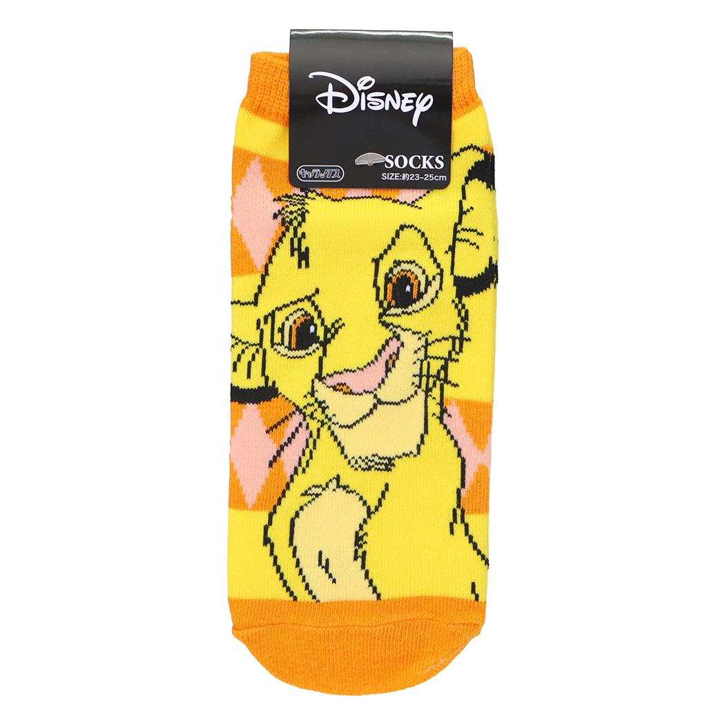 ディズニーキャラクター 女性用靴下 レディースソックス シンバ/ダイヤ Disney スモールプラネット
