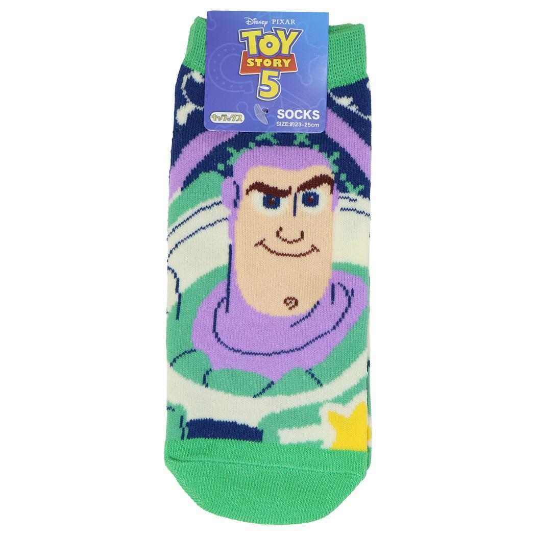 トイストーリー5 女性用靴下 レディースソックス キャラックス トイストーリー バズ ウエスタン ディズニー スモールプラネット