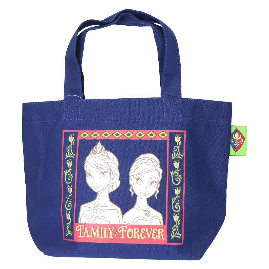 アナと雪の女王 ランチバッグ カラーマチ付き刺繍バッグ クラシックファミリー ディズニー スモールプラネット