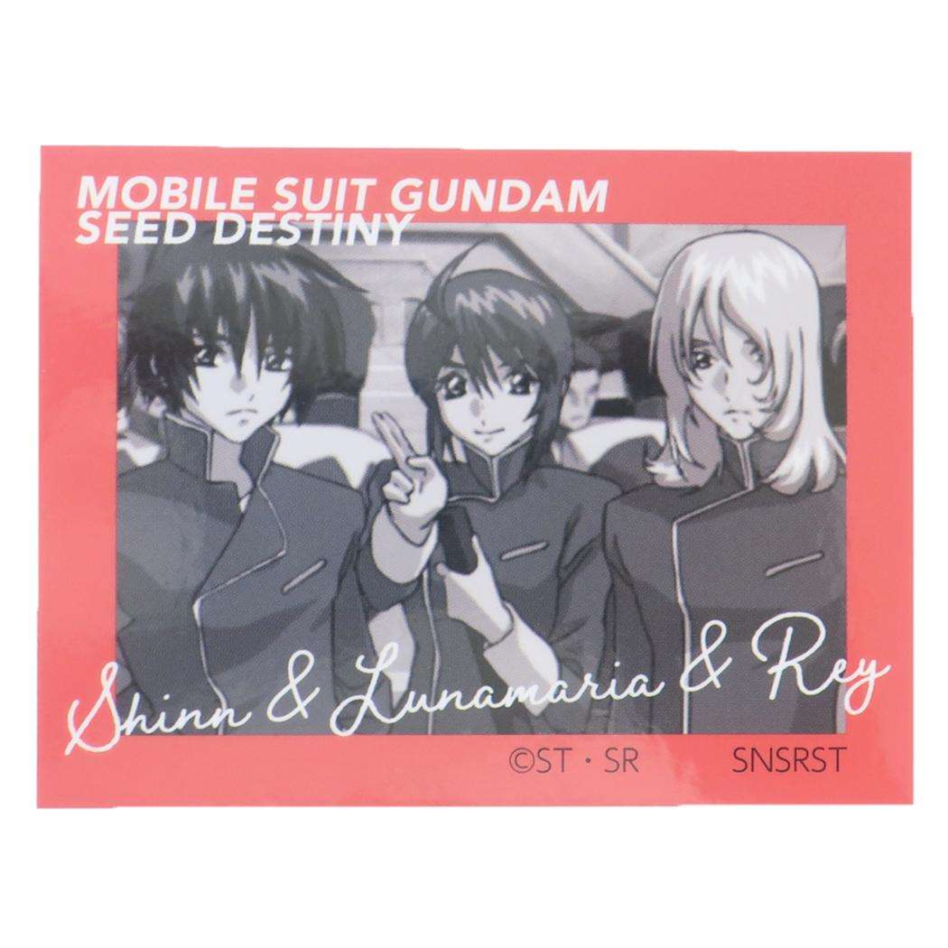 機動戦士ガンダムSEED DESTINY ダイカットシール キャラクターステッカー 記念写真 スモールプラネット ダイカットビニールステッカー デコシール 耐水性 アニメキャラクター グッズ メール便可 シネマコレクション