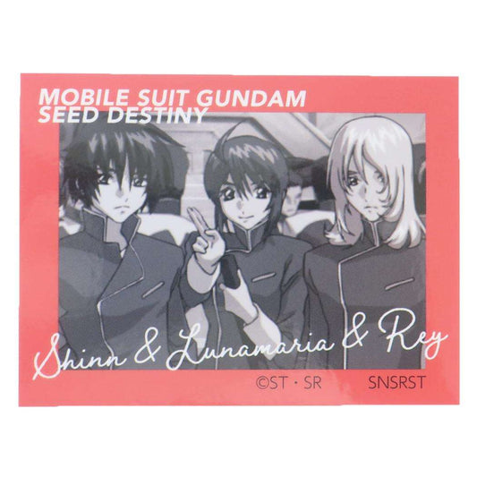 機動戦士ガンダムSEED DESTINY ダイカットシール キャラクターステッカー 記念写真 スモールプラネット ダイカットビニールステッカー デコシール 耐水性 アニメキャラクター グッズ メール便可 シネマコレクション