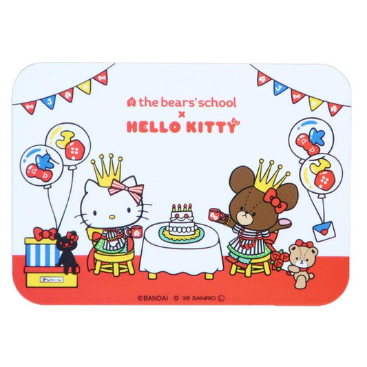 くまのがっこうxハローキティ ダイカットシール キャラクターステッカー ケーキ サンリオ スモールプラネット