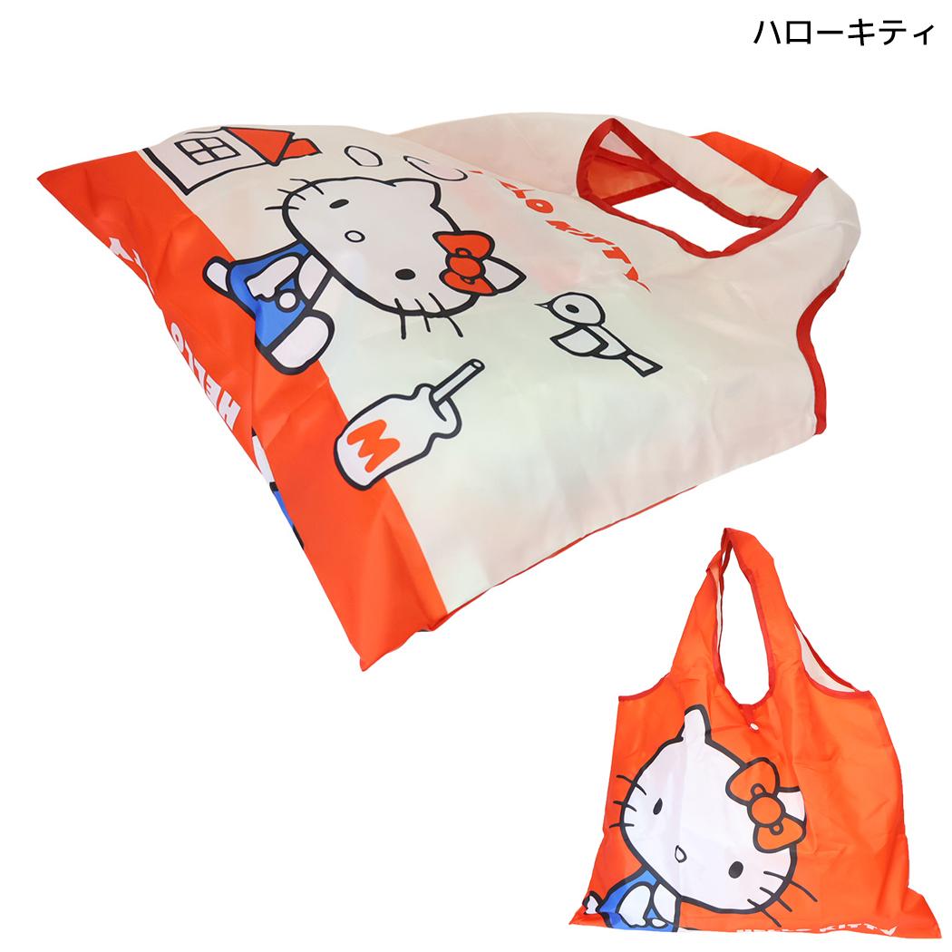 サンリオキャラクターズ エコバッグ ミニ ショッピングバッグ アップ ハローキティ Sanrio スモールプラネット
