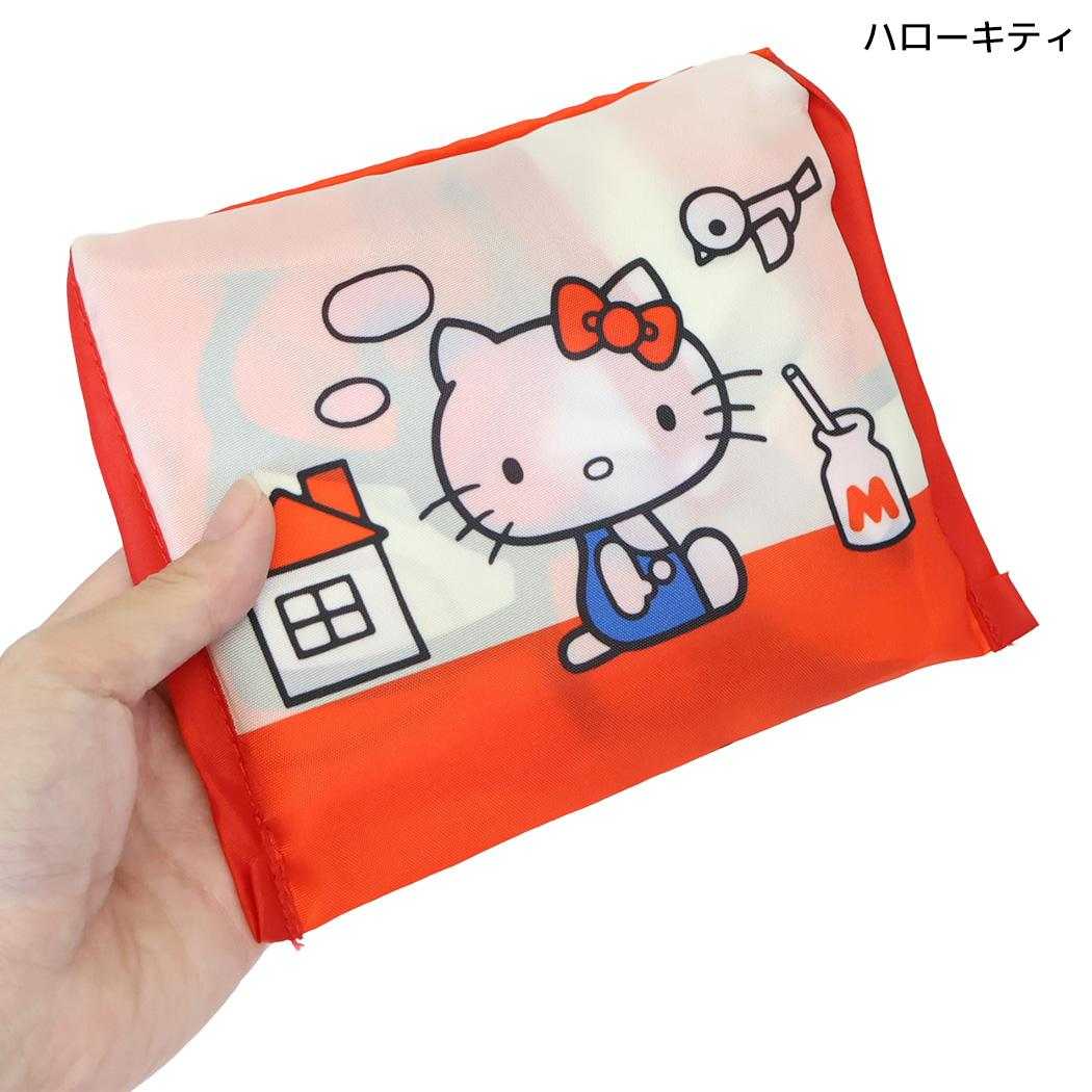 サンリオキャラクターズ エコバッグ ミニ ショッピングバッグ アップ ハローキティ Sanrio スモールプラネット