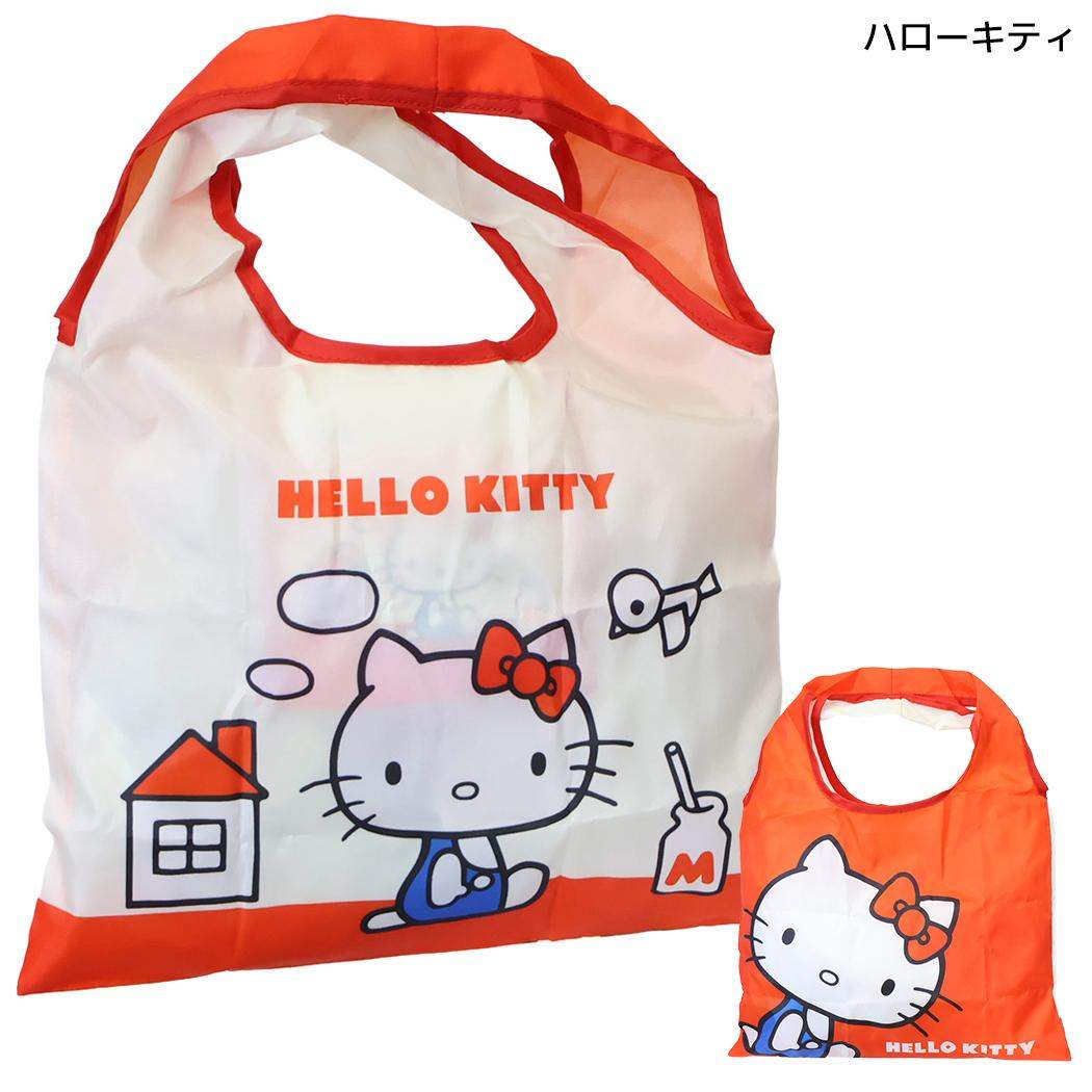 サンリオキャラクターズ エコバッグ ショッピングバッグ アップ ハローキティ Sanrio スモールプラネット