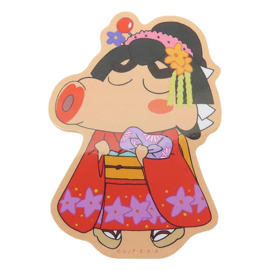 クレヨンしんちゃん ダイカットシール キャラステ キャラクターステッカー KYOTO 着物 スモールプラネット ダイカットビニールステッカー デコシール 耐水性 アニメキャラクター グッズ メール便可 シネマコレクション