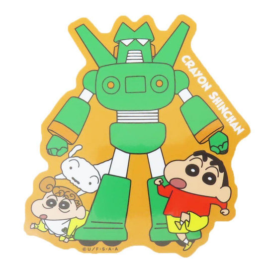 クレヨンしんちゃん ビッグシール アウトドアステッカー カンタムロボ スモールプラネット ビニールステッカー デコシール 耐水性 耐候性 アニメキャラクター グッズ メール便可 シネマコレクション