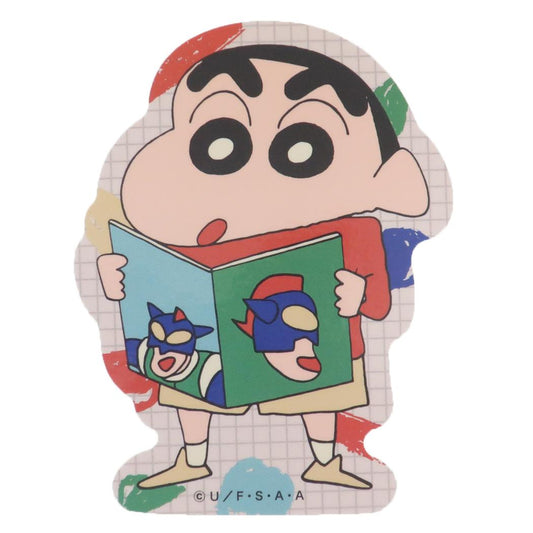 クレヨンしんちゃん ダイカットシール キャラクターステッカー 絵本 スモールプラネット ダイカットビニールステッカー デコシール 耐水性 アニメキャラクター グッズ メール便可 シネマコレクション