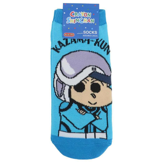クレヨンしんちゃん 女性用靴下 レディースソックス 風間くん ヒーロー スモールプラネット キャラックス 大人向け アニメキャラクター グッズ メール便可 シネマコレクション