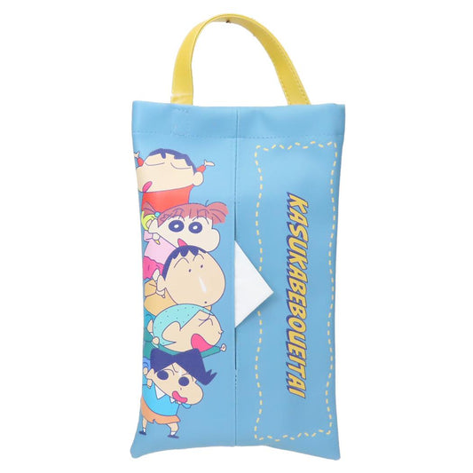 クレヨンしんちゃん ティッシュカバー 合皮ティッシュボックスケース カスカベ防衛隊 スモールプラネット ティッシュケース アニメキャラクター グッズ シネマコレクション
