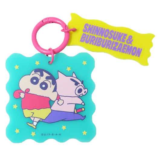 クレヨンしんちゃん キーリング カラーアクリルキーホルダー しんのすけ＆ぶりぶりざえもん スモールプラネット アクキー アニメキャラクター グッズ メール便可 シネマコレクション