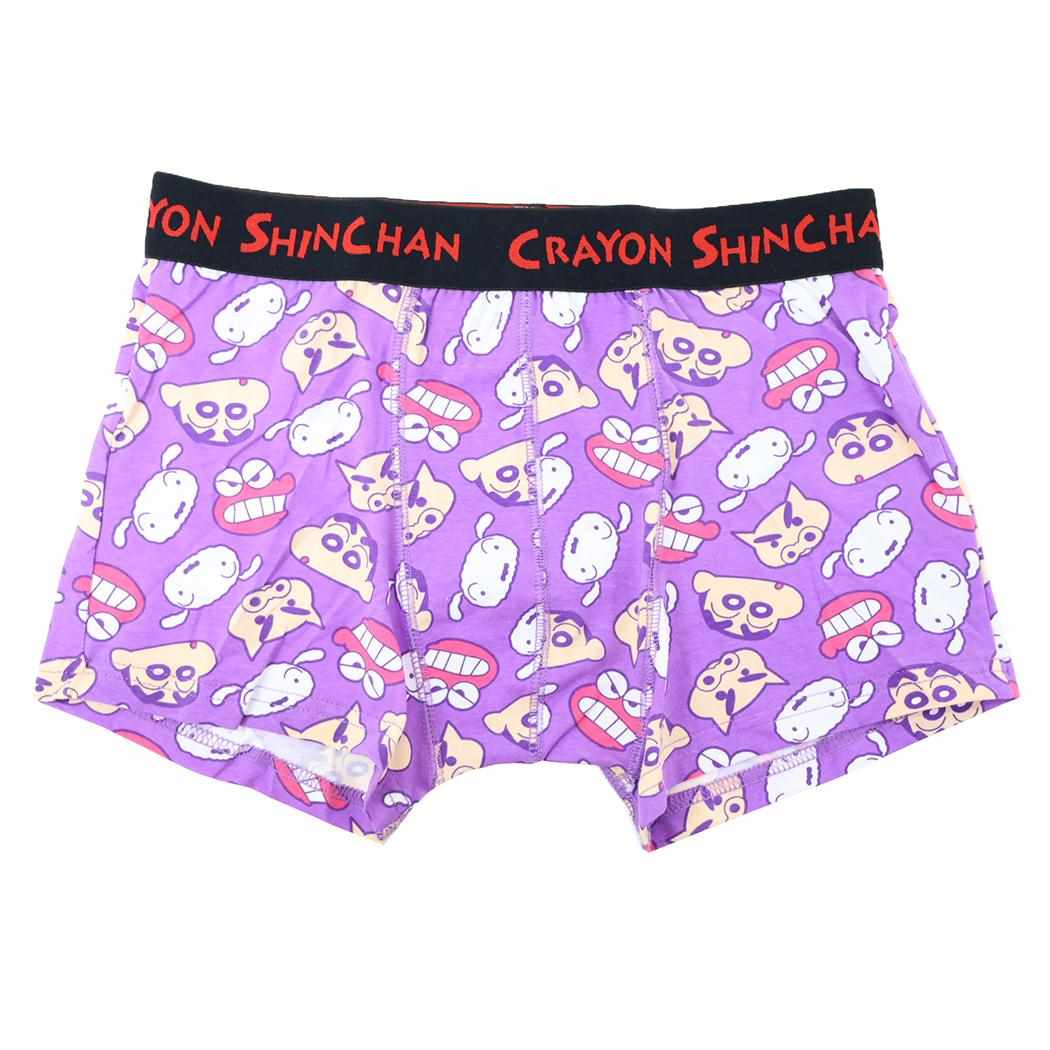 クレヨンしんちゃん 男性用下着 ボクサーブリーフ フェイスPU スモールプラネット ギフト雑貨 メンズインナー アニメキャラクター グッズ メール便可 シネマコレクション