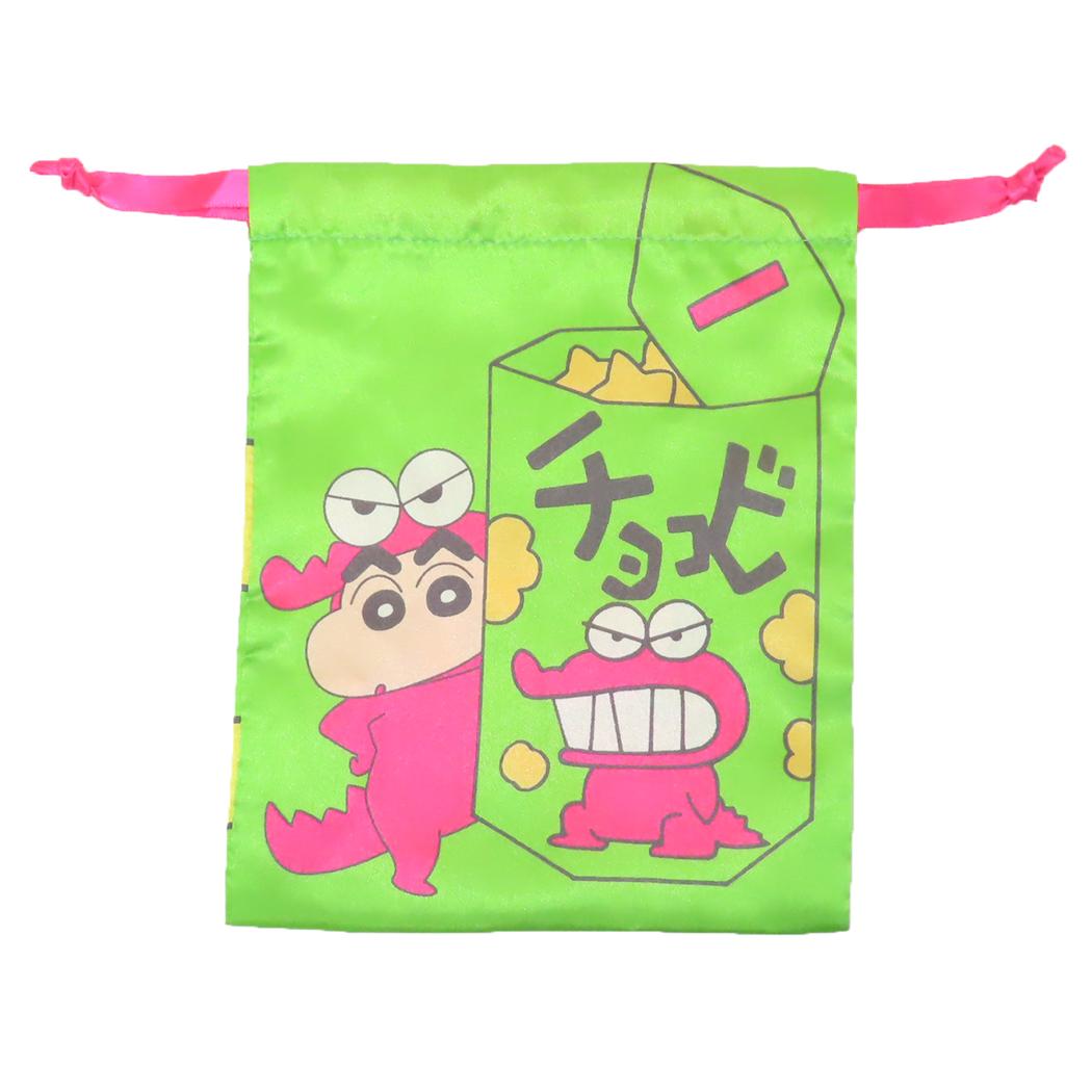 クレヨンしんちゃん 巾着袋 リボン巾着 きんちゃくポーチ チョコビ ひょっこり スモールプラネット 小物入れ アニメキャラクター グッズ メール便可 シネマコレクション