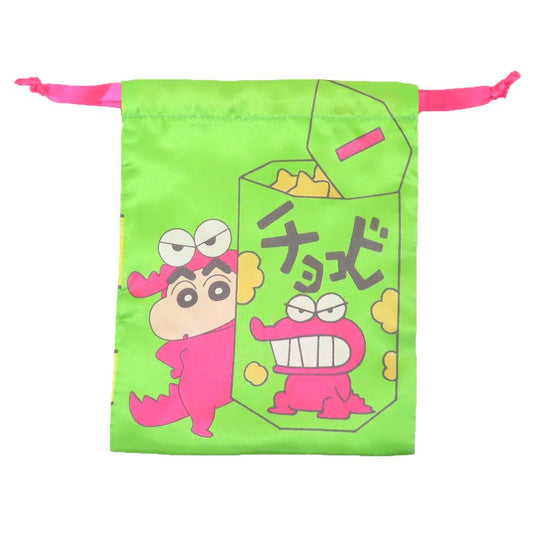 クレヨンしんちゃん 巾着袋 リボン巾着 きんちゃくポーチ チョコビ ひょっこり スモールプラネット 小物入れ アニメキャラクター グッズ メール便可 シネマコレクション