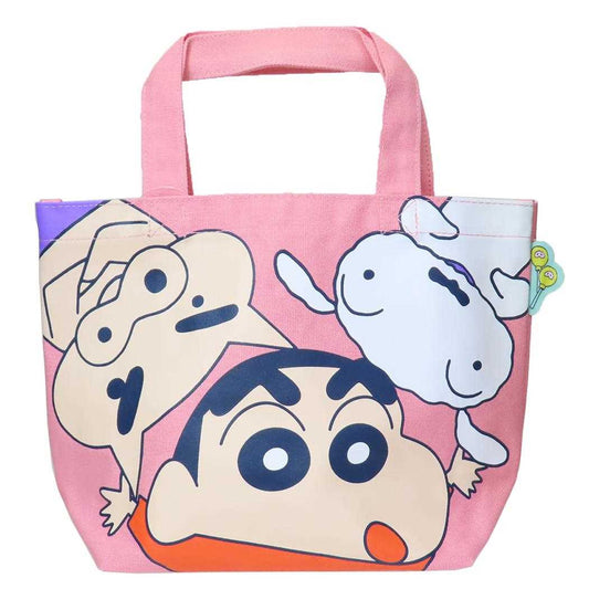 クレヨンしんちゃん ランチバッグ カラーマチ付バッグ トリオ スモールプラネット マチ付き お弁当かばん アニメキャラクター グッズ メール便可 シネマコレクション