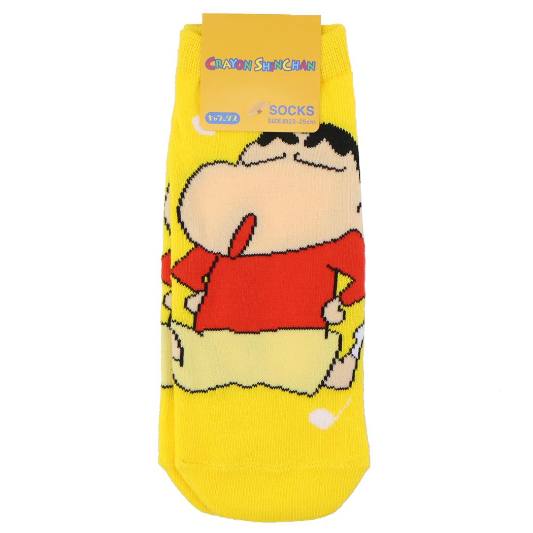 クレヨンしんちゃん 女性用靴下 レディースソックス スキップ スモールプラネット キャラックス 大人向け アニメキャラクター グッズ メール便可 シネマコレクション