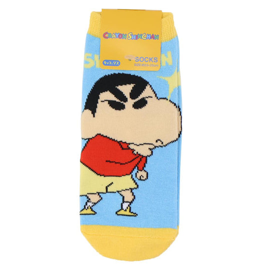 クレヨンしんちゃん 女性用靴下 レディースソックス キラーン スモールプラネット キャラックス 大人向け アニメキャラクター グッズ メール便可 シネマコレクション