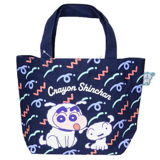 クレヨンしんちゃん ランチバッグ カラーマチ付バッグ しんちゃんとシロ スモールプラネット お弁当かばん アニメキャラクター グッズ メール便可 シネマコレクション