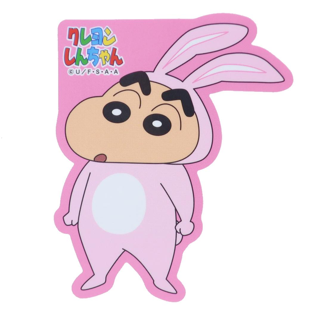 クレヨンしんちゃん ダイカットシール キャラクターステッカー しんのすけ ウサギ スモールプラネット ダイカットビニールステッカー 耐水性 アニメキャラクター グッズ メール便可 シネマコレクション