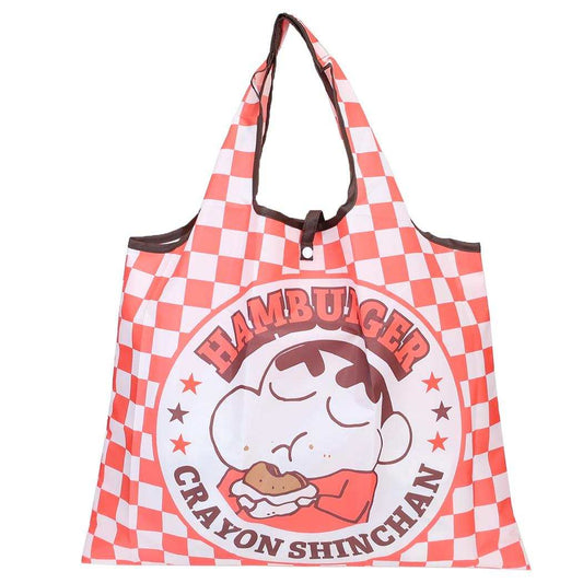 クレヨンしんちゃん エコバッグ ショッピングバッグ A ハンバーガー スモールプラネット お買い物かばん アニメキャラクター グッズ メール便可 シネマコレクション