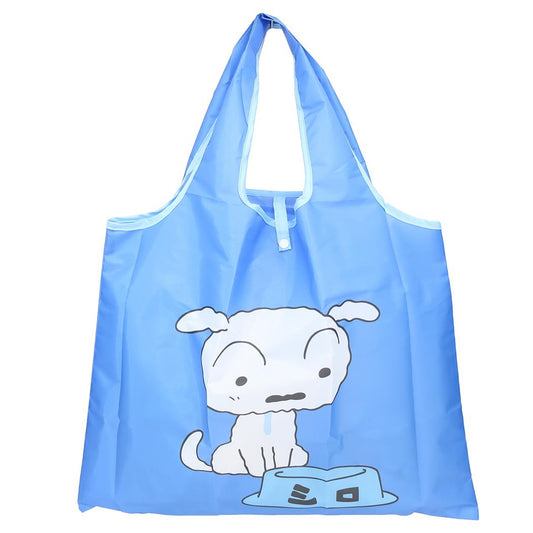 クレヨンしんちゃん エコバッグ ショッピングバッグ A シロ BL スモールプラネット お買い物かばん アニメキャラクター グッズ メール便可 シネマコレクション