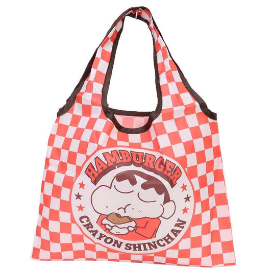 クレヨンしんちゃん エコバッグ ミニショッピングバッグ ハンバーガー スモールプラネット お買い物かばん アニメキャラクター グッズ メール便可 シネマコレクション