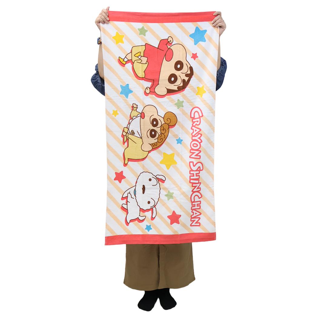 クレヨンしんちゃん ビッグタオル バスタオル おさんぽ スモールプラネット