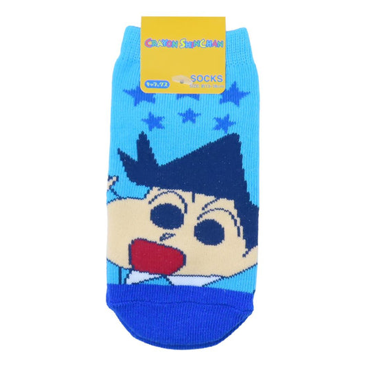 クレヨンしんちゃん 子ども用靴下 キッズソックス 風間くん/星 スモールプラネット キャラックス 子供 アニメキャラクター グッズ メール便可 シネマコレクション