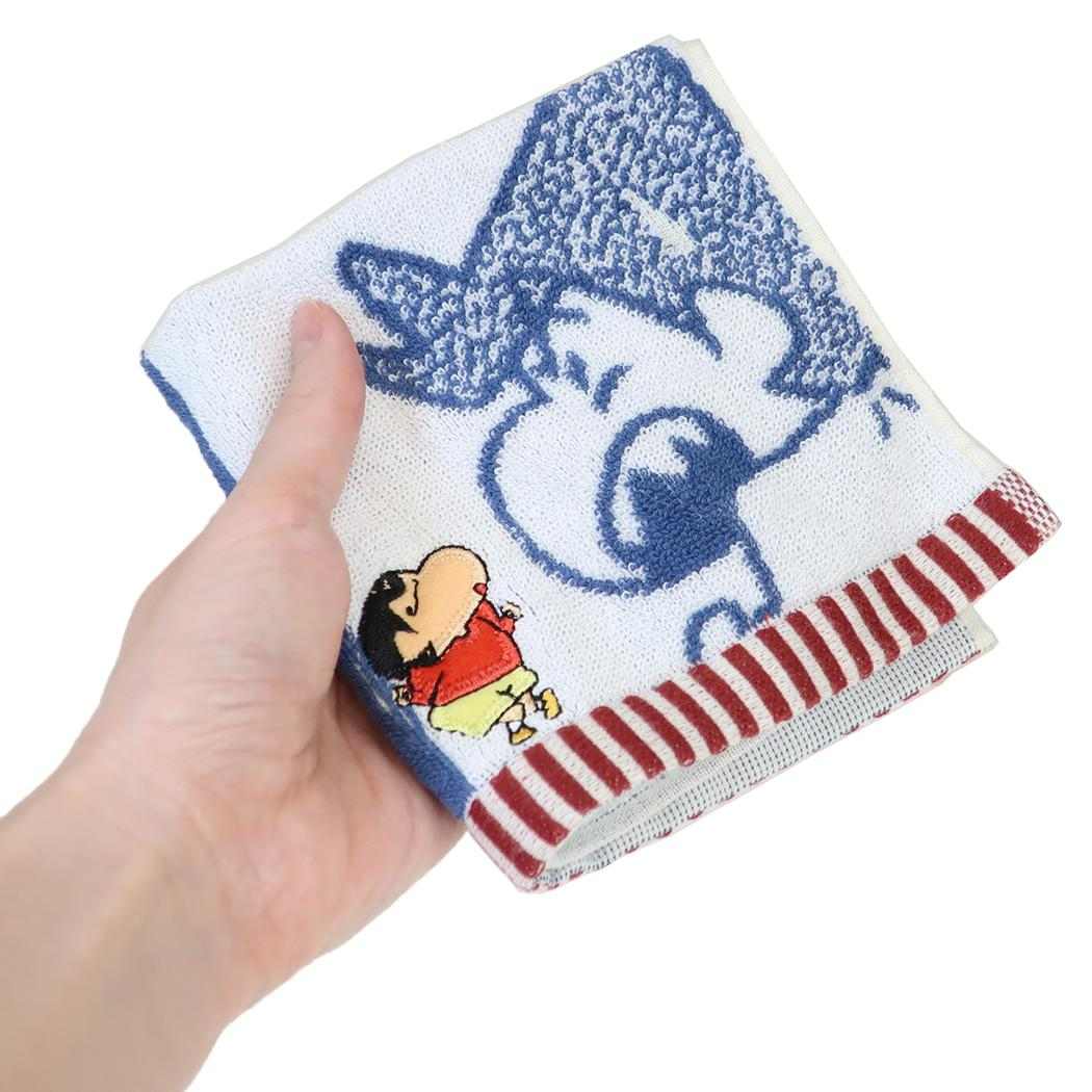 クレヨンしんちゃん ハンドタオル ミニタオル かすかべ防衛隊 スモールプラネット