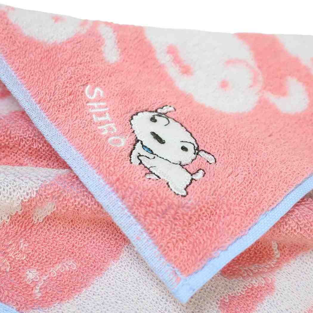 クレヨンしんちゃん ハンドタオル ミニタオル シロ PK スモールプラネット