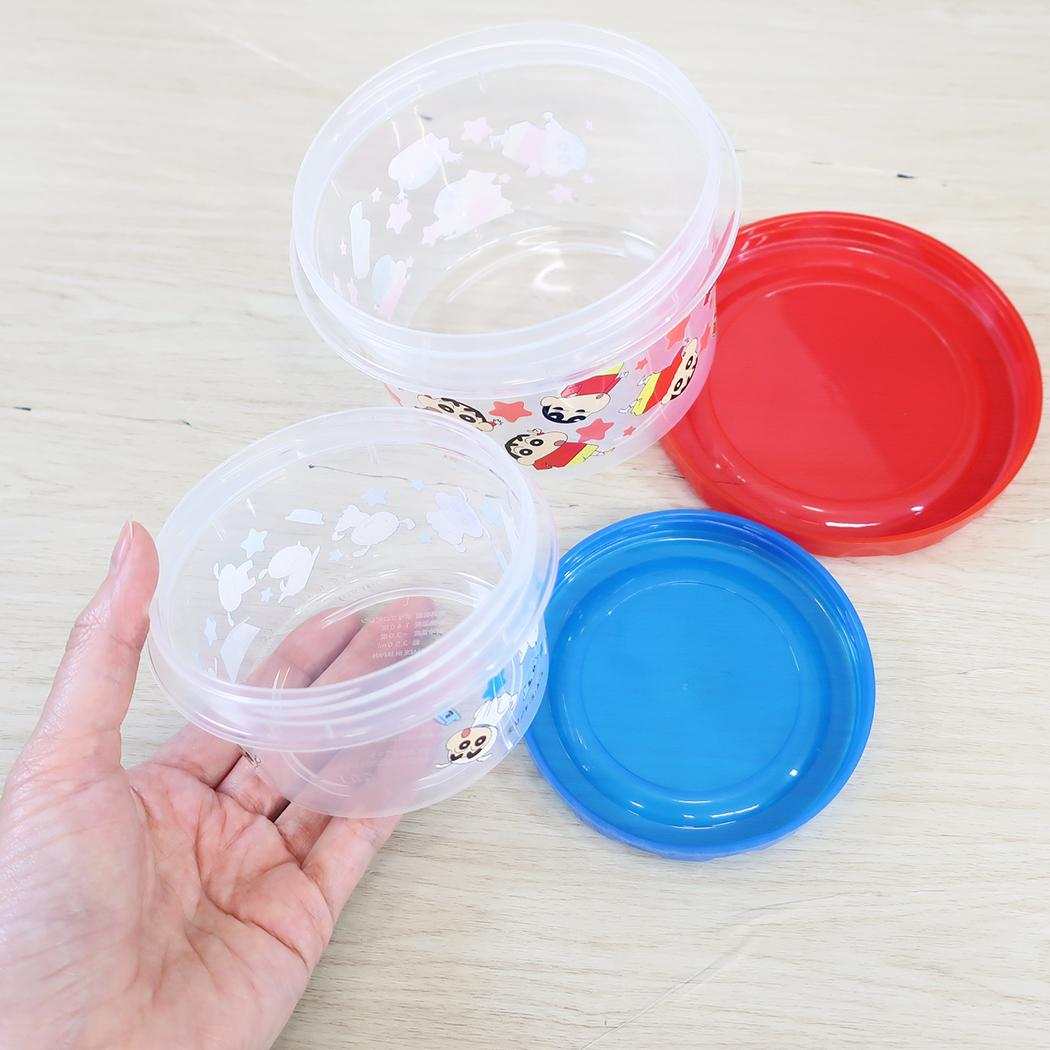 クレヨンしんちゃん 食品保存容器 ラウンドコンテナ L＆M しんのすけ シロ スモールプラネット