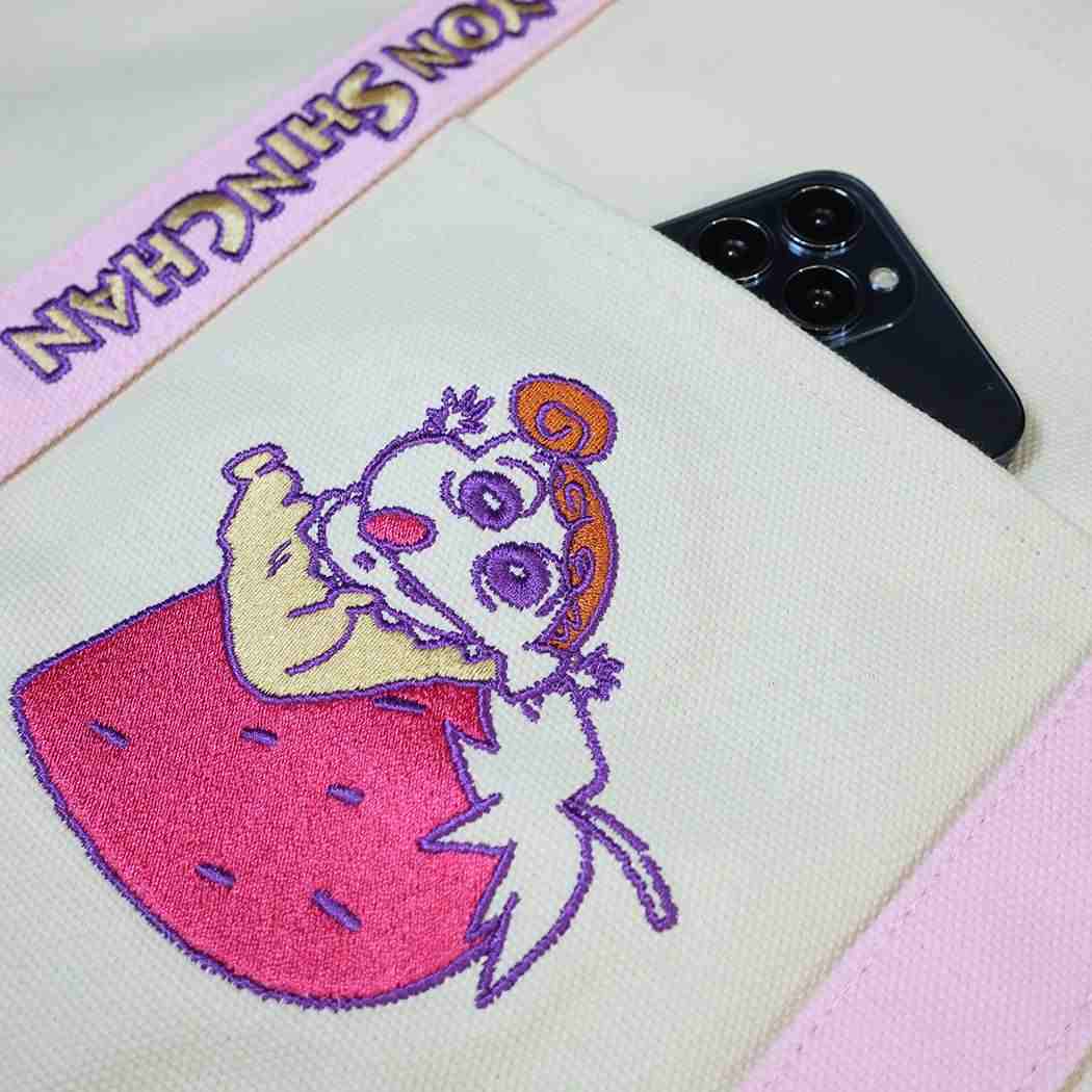 クレヨンしんちゃん 手提げかばん ビッグトートバッグ ひまわり イチゴ スモールプラネット
