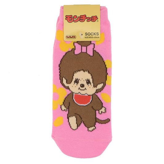 モンチッチ 女性用靴下 レディースソックス お花 PK スモールプラネット キャラックス 大人向け キャラクター グッズ メール便可 シネマコレクション