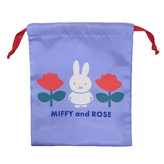 ミッフィー 巾着袋 リボン巾着 MIFFY and ROSE BL ディックブルーナ スモールプラネット 巾着ポーチ 収納 小物入れ 絵本キャラクター グッズ メール便可 シネマコレクション