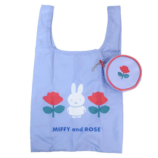 ミッフィー エコバッグ ショッピングバッグインポーチ MIFFY and ROSE BL ディックブルーナ スモールプラネット ポーチ付きショッピングバッグ お買い物かばん 絵本キャラクター グッズ シネマコレクション
