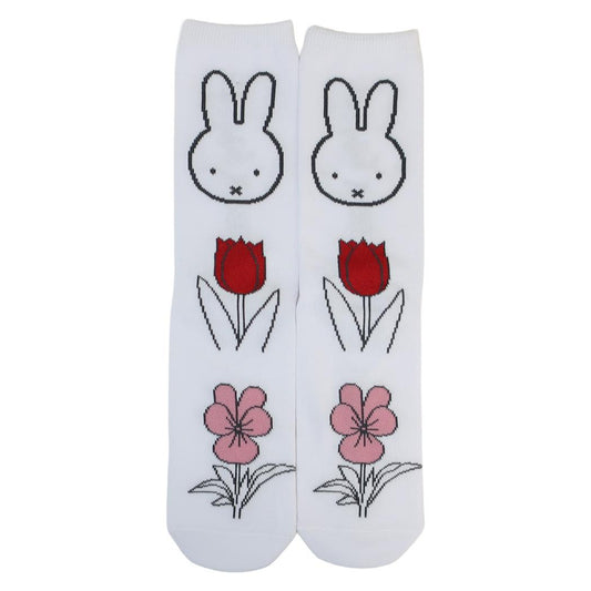 ミッフィー 女性用靴下 レディースハイソックス miffy bloom ディックブルーナ スモールプラネット キャラックス 女の子 絵本キャラクター グッズ メール便可 シネマコレクション