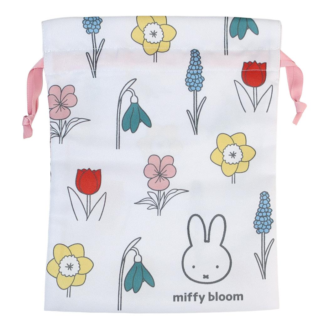 ミッフィー 巾着袋 きんちゃくポーチ miffy bloom ディックブルーナ スモールプラネット 小物入れ 絵本キャラクター グッズ メール便可 シネマコレクション